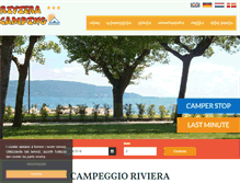 Tablet Screenshot of camping-riviera.com